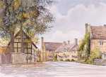 Stanton, Cotswolds - a watercolour by John davis